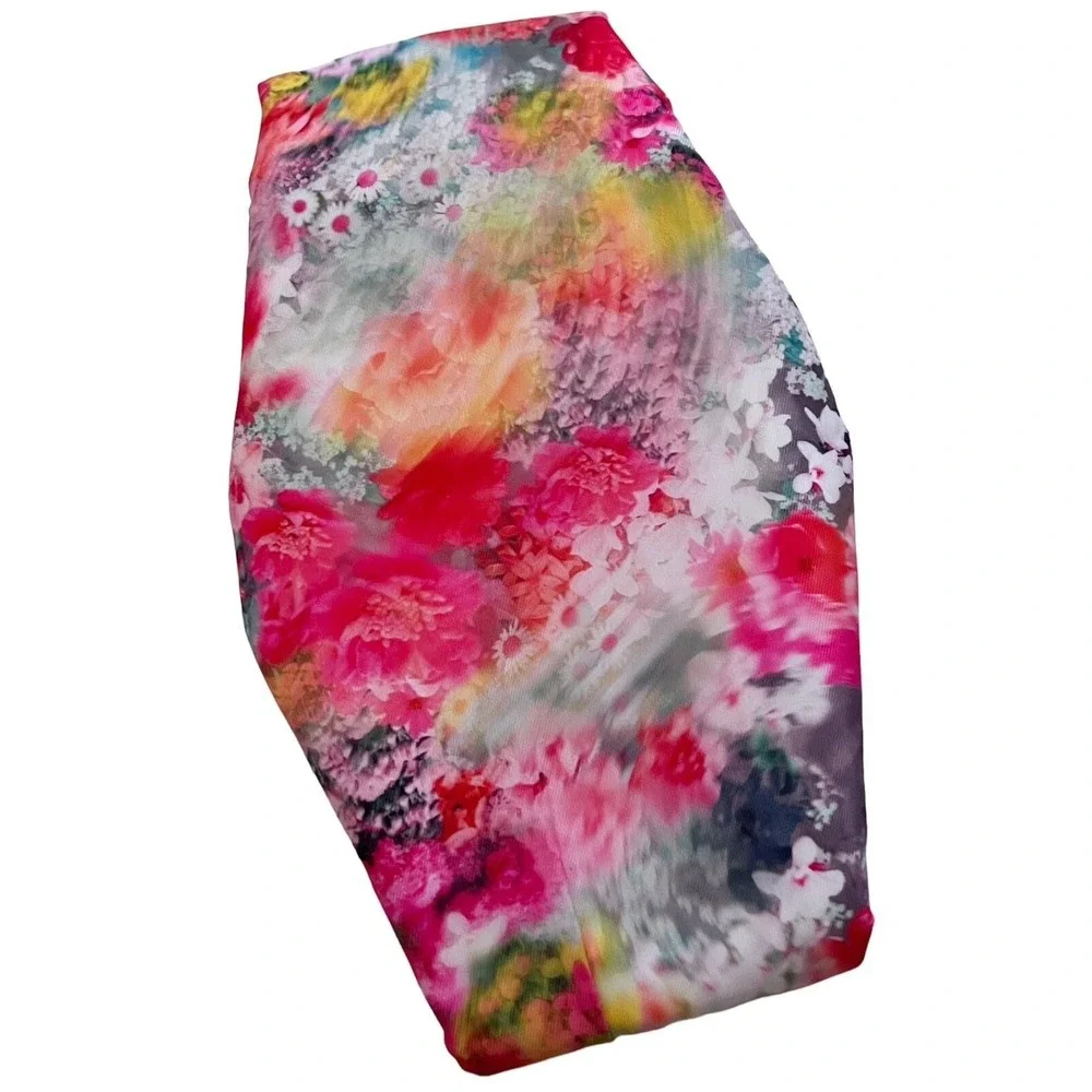 Athleta Supergoop Cosmetics‎ Bag Floral Make-up Watercolor Travel Pouch